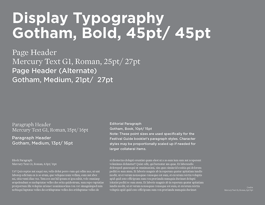 TO Group brand guideline spread with typography, spacing, and layout guidance.