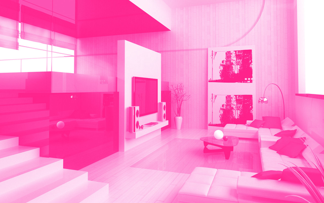 Interior living-room style environment with designed furnishings and considered lighting.